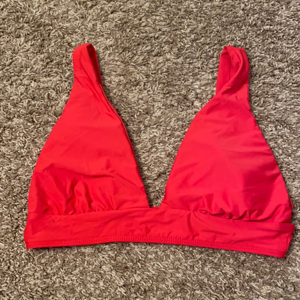 Red Gianni Bini bikini top